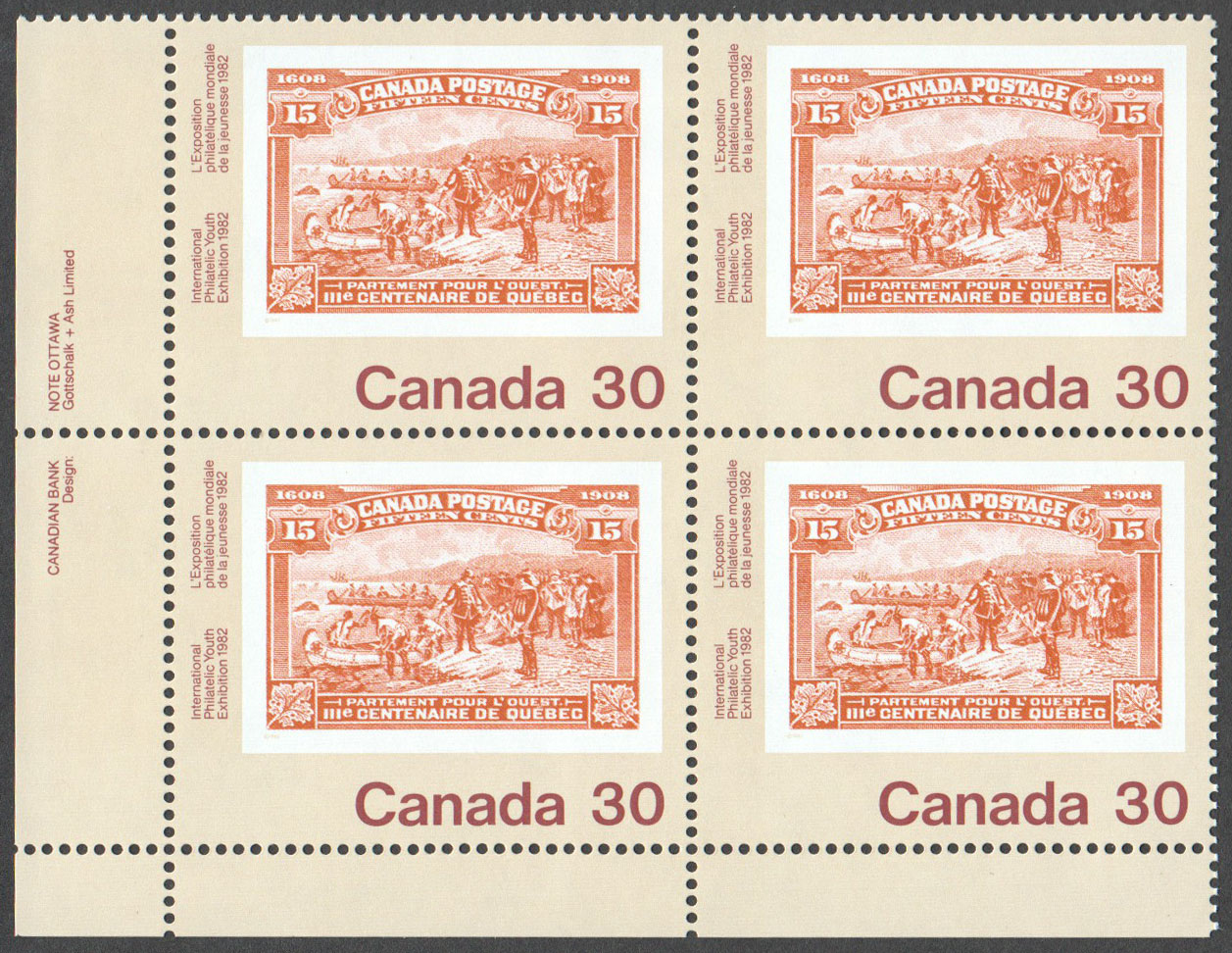 Canada Scott 910 MNH PB LL (A3-2) - Click Image to Close